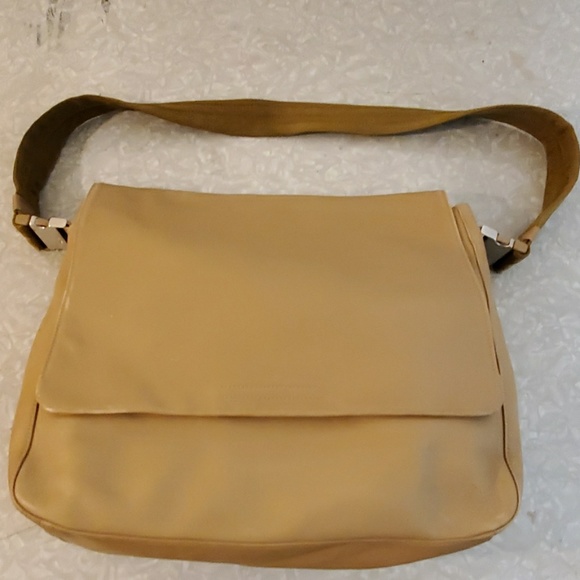 Prada Handbags - PRADA Tan Messenger Bag